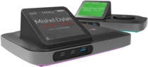 DT-DBD 3.9-inch touch scree and booking dock for desks