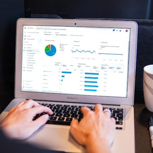 Door Tablet and Google Universal Analytics Dashboard